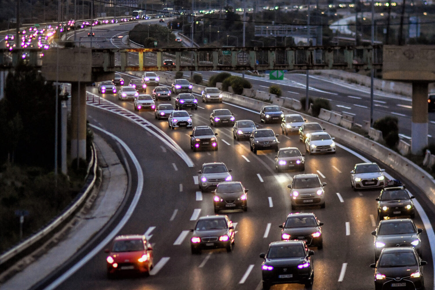 Επιστροφή εκδρομέων του Πάσχα: Βελτιωμένη εικόνα στην Αθηνών – Λαμίας