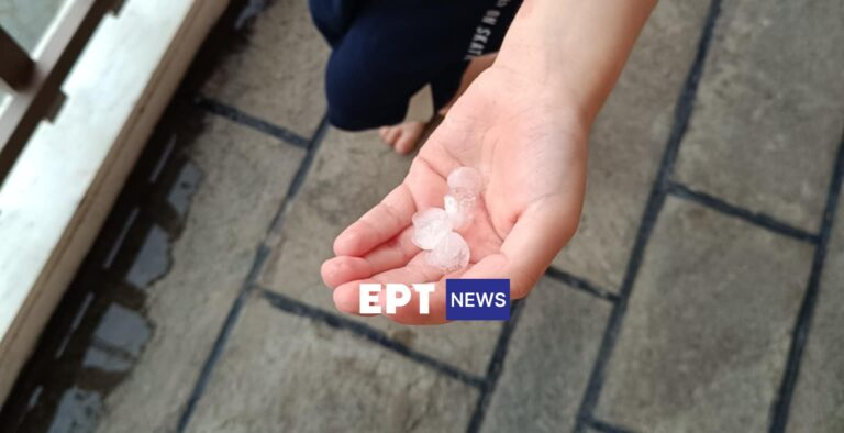 Σέρρες: Χαλαζόπτωση σε χωριά του Δήμου Εμμανουήλ Παππά