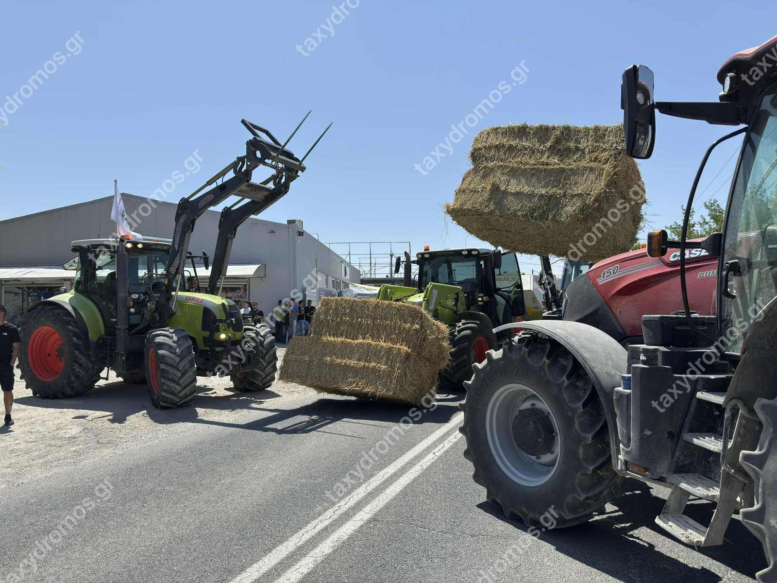 Βόλος: Έκλεισαν τον δρόμο οι αγρότες