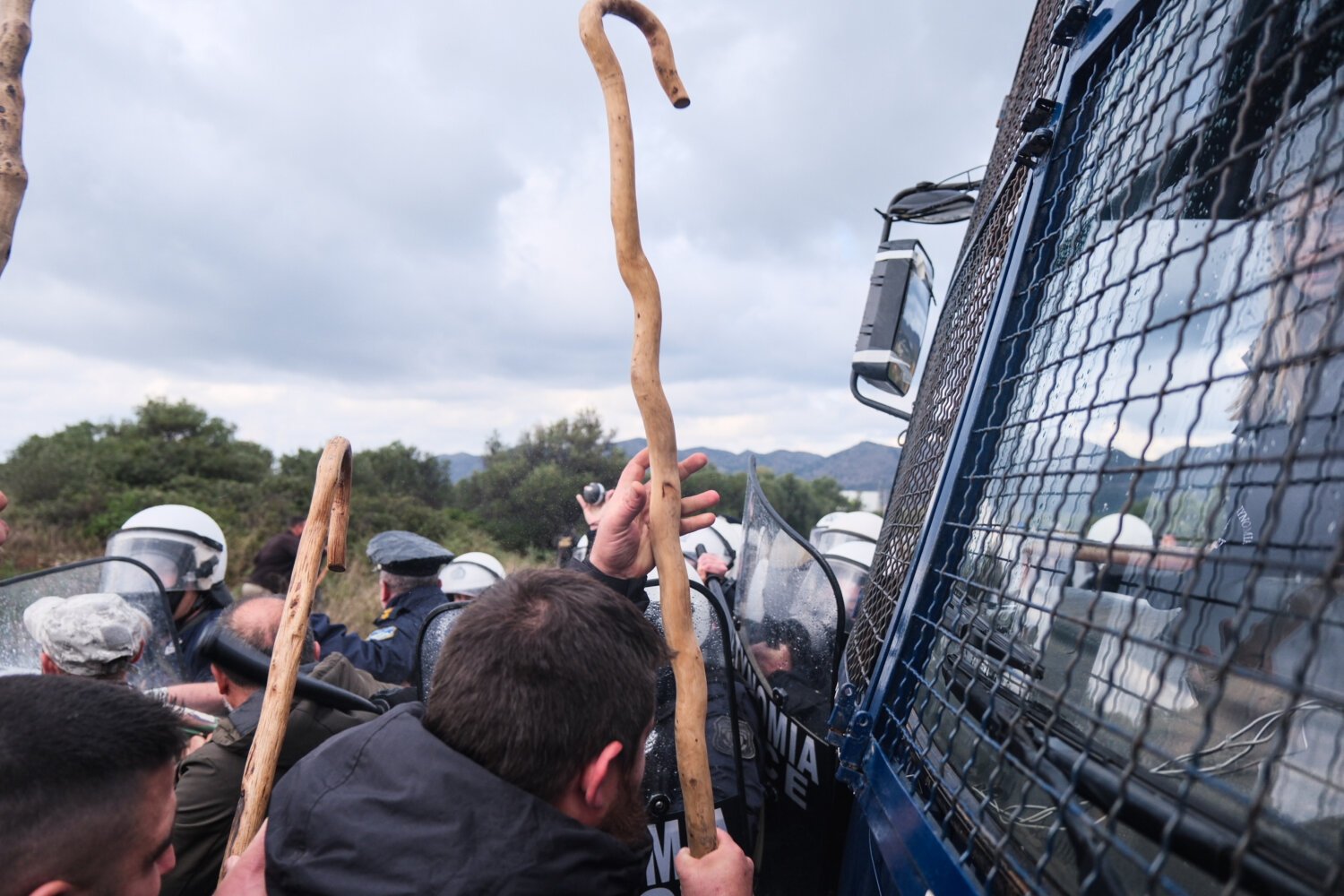 Εικόνες από τις κινητοποιήσεις των αγροτών στην Κρήτη