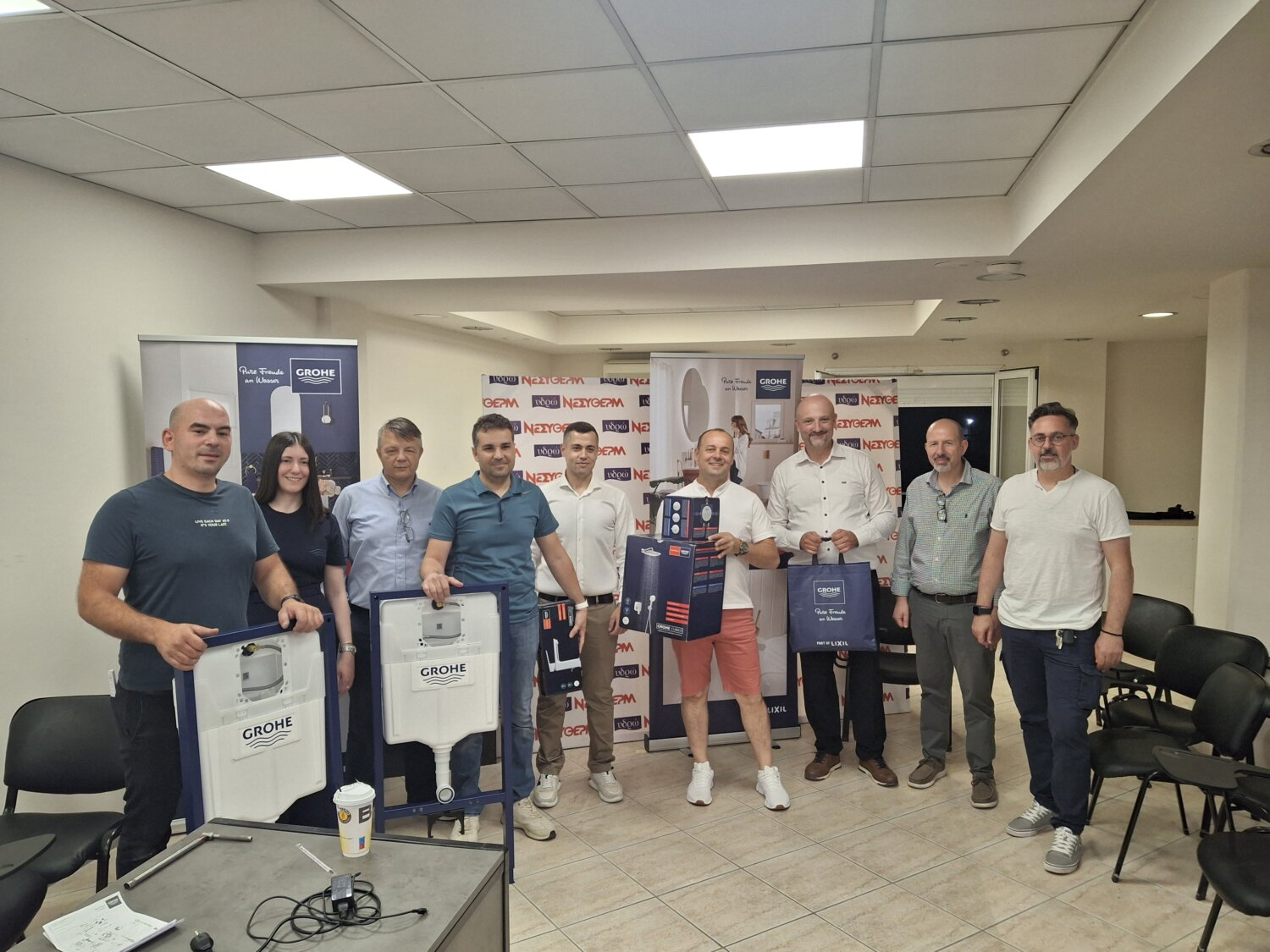 «ΥΔΡΩ ΝΕ.ΣΥ.ΘΕΡΜ.-GROHE Ελλάς»- Σεμινάριο με θέμα: Rapid SL - Uniset - Rapido Smartbox