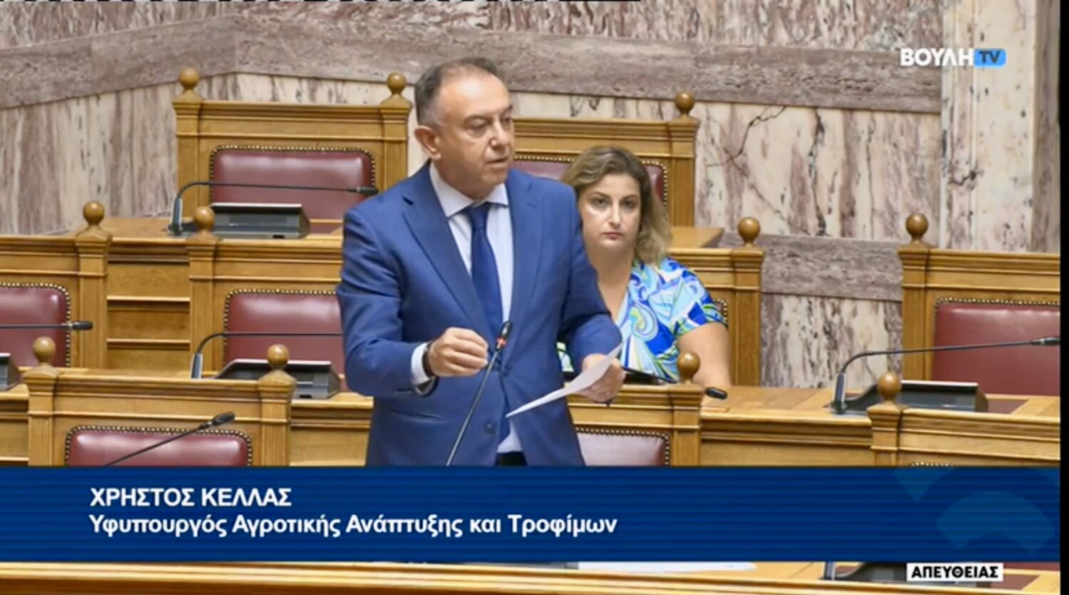 Χρ. Κέλλας στη Βουλή: «Δεν υπάρχει αδειοδοτημένο εμβόλιο κατά της ευλογιάς σε Ελλάδα και Ευρώπη»